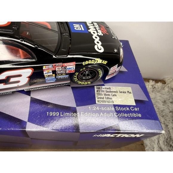 Action Racing 1999 Dale Earnhardt #3 Goodwrench 1:24 Scale Limited Edition - Picture 6 of 16